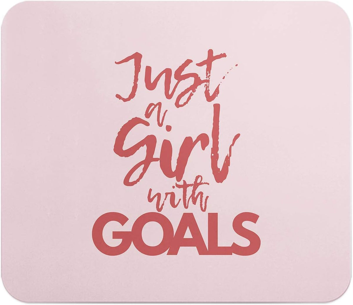 Loud Universe Girl Goals Slay Girl Rectangular Thick Flexible Mouse Pad
