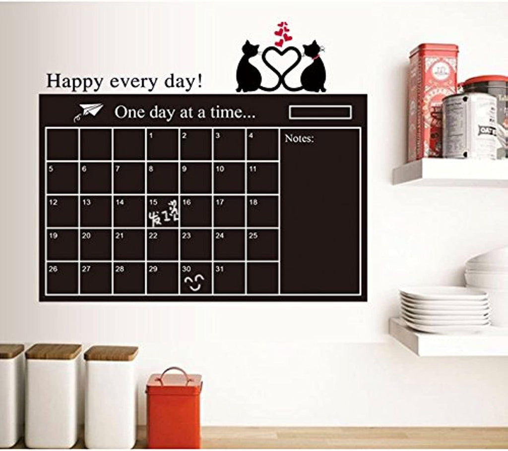 ZS DECOR Weekly Chalkboard Planner Wall Sticker