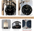 Sapphire Wood Wall Clock - Modern (Black), 2724737357128