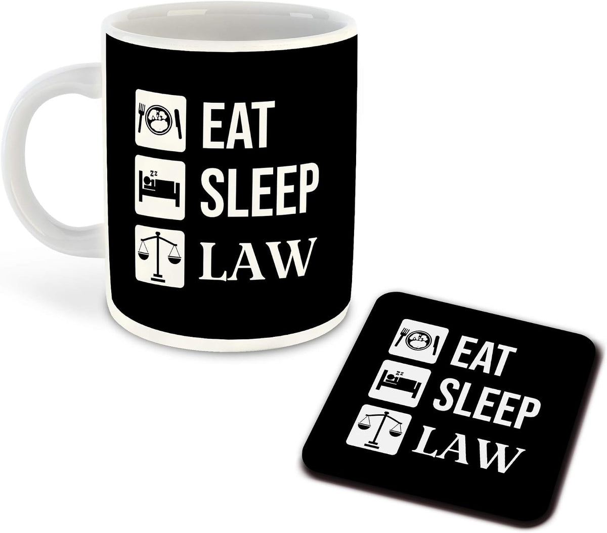 Whats Your Kick Advocate Inspired Ceramic White Inner Color Printed Ceramic Coffee Mug and Tea Mug with Coaster (Advocate, Law, Lawyer) Multi-5