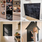 EVBEA Blackboard Chalk Board Wall Sticker Wrapping Paper 43cm x 200cm for Home School & Office