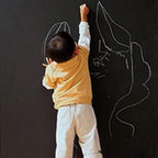 ADM 45x200cm Black board Sticker Wall Paper Decor Removable Vinyl Chalkboard