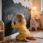 EVBEA Blackboard Chalk Board Wall Sticker Wrapping Paper 43cm x 200cm for Home School & Office