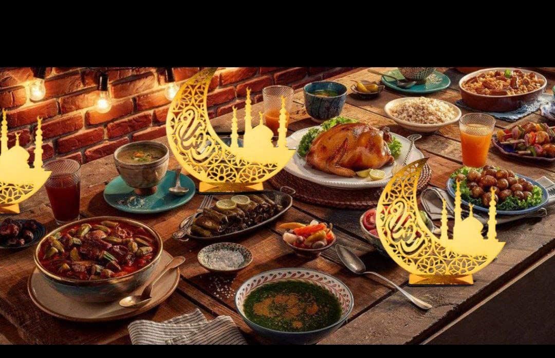 ستاند هلال لديكور رمضان