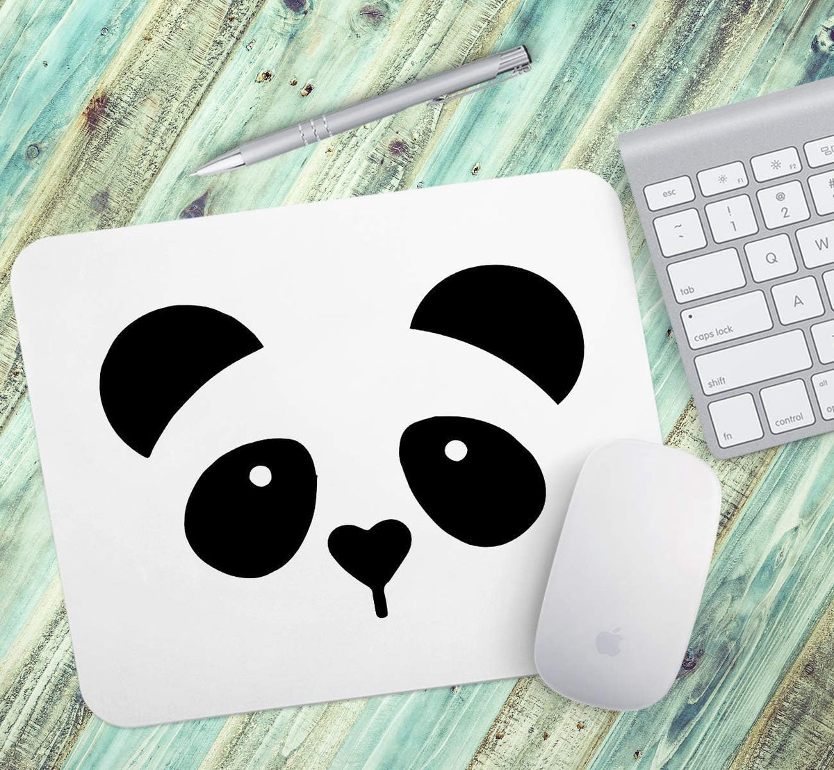 Loud Universe Panda Animal Cute Panda Rectangular Thick Flexible Mouse Pad