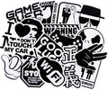 Stickers DIY Decals For Suitcase Motorcycle Skateboard Bicycle Car Laptop Sticker Accessories