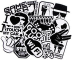 Stickers DIY Decals For Suitcase Motorcycle Skateboard Bicycle Car Laptop Sticker Accessories