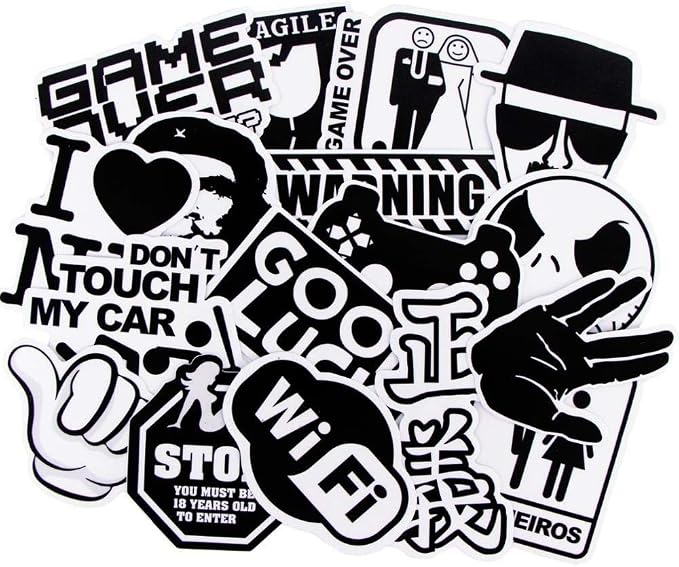 Stickers DIY Decals For Suitcase Motorcycle Skateboard Bicycle Car Laptop Sticker Accessories