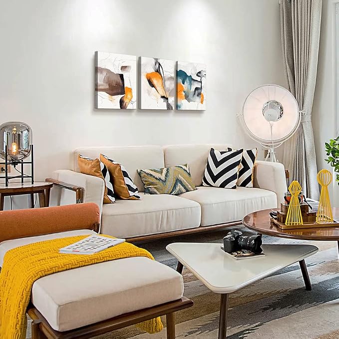 Minimalist Abstract Canvas Wall Art For Living Room Boho Wall Decor For Bedroom Fashion Wall Decorations For Office Abstract Wall Paintings Room Wall Pictures Artwork Bathroom Home Decoration 3 Piece