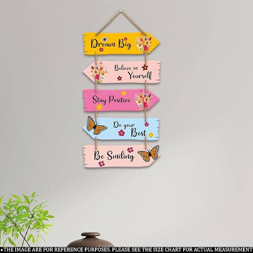 IT2M Fiberboard Mdf Wall Hanging For Home Décor For Living Room Bedroom Office|Sheet 3Mm|Hd Quality Print|Laser Cut|Size: 30 X 12 Inches|Iw26