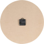 Other Wood Analog Wall Clock - Black, 41cm x 41cm, AA Battery, Alarm, Kitchen
