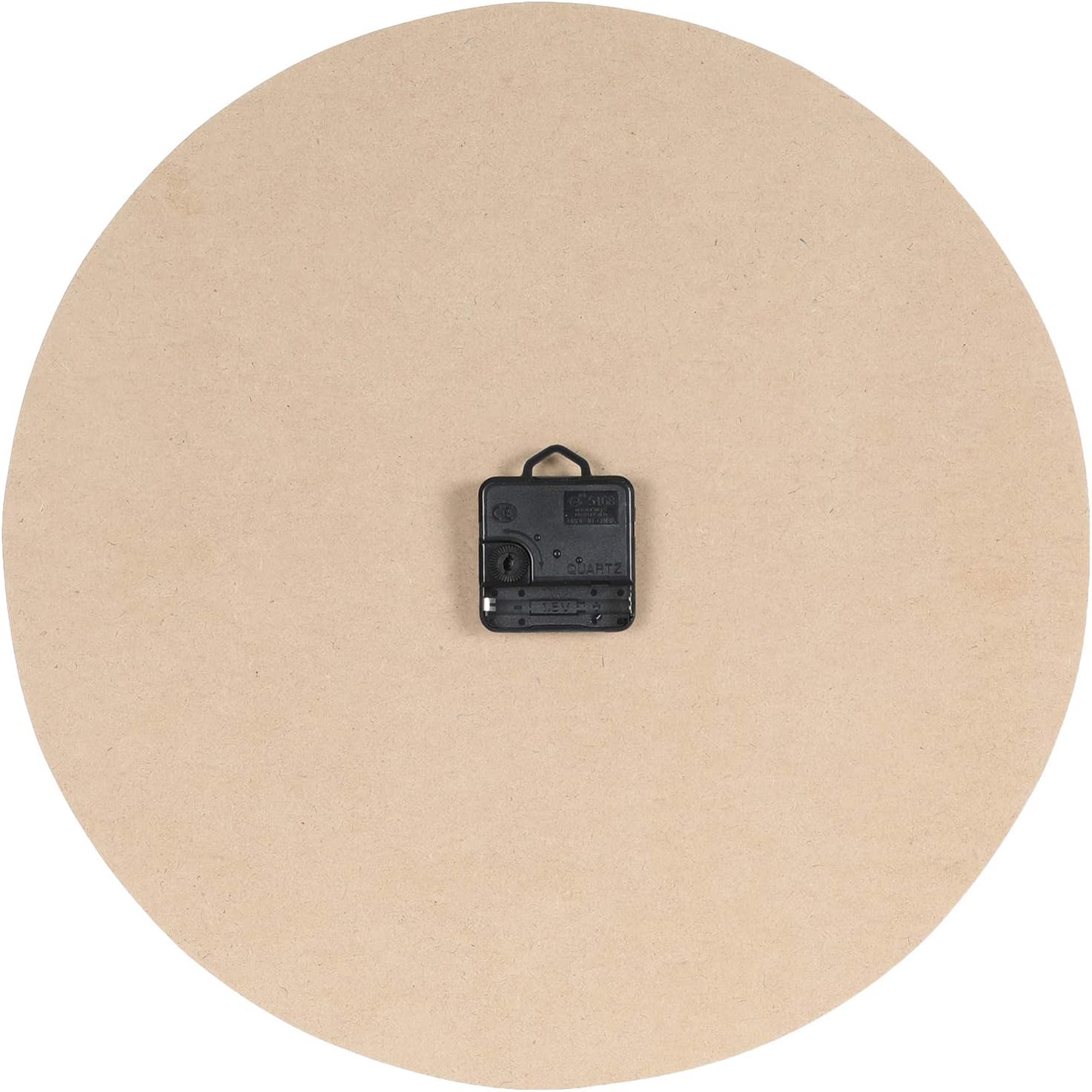 Other Wood Analog Wall Clock - Black, 41cm x 41cm, AA Battery, Alarm, Kitchen