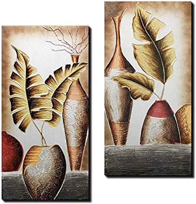 Modern Flowers Tableau - 60 cm x 60 cm