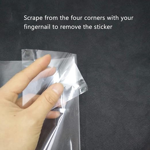 LiXiongBao 4 Pack Oil Proof Wall Sticker Wallpaper,Kitchen Backsplash Protector Transparent Self-Adhesive Sticker,Clear Waterproof Oilproof Paper for Kitchen Cupboard Household