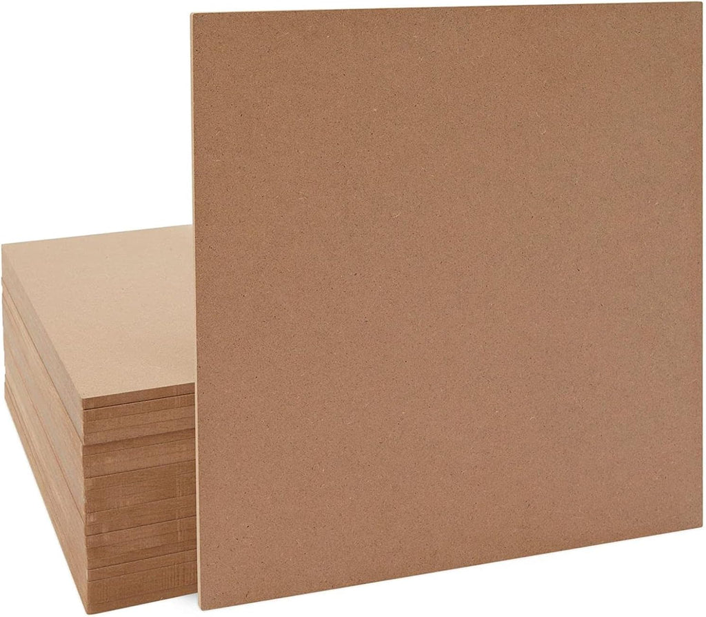Blank Wooden Board, Craft MDF Sheet 4mm, Pack of 10 (30x40cm)