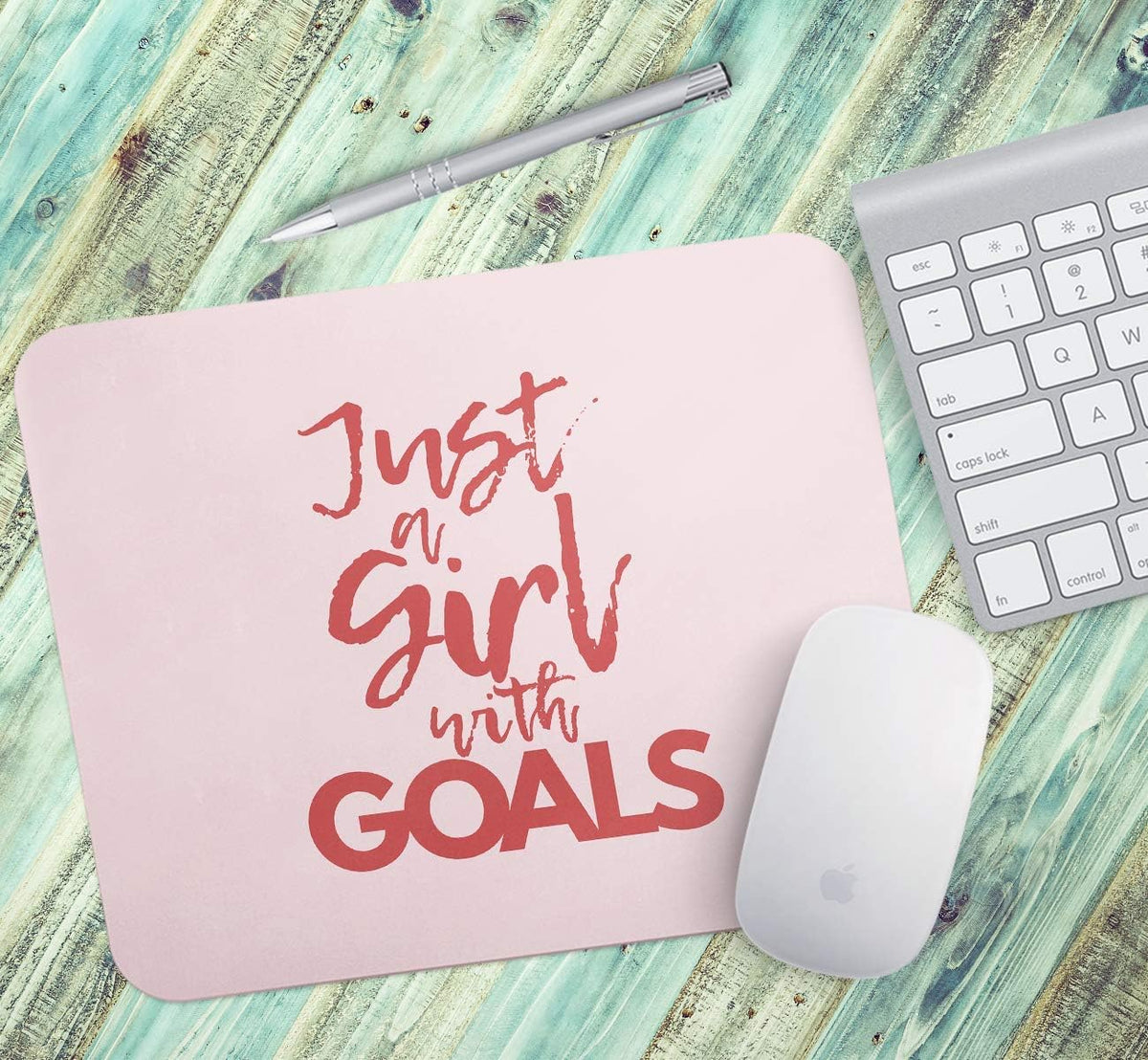 Loud Universe Girl Goals Slay Girl Rectangular Thick Flexible Mouse Pad