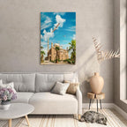 Canvas Print Wall Art: Muhammad Ali Pasha, Cairo, 60x40cm, Blue