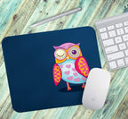 Loud Universe Owl Colorful Eye Mouse Pad