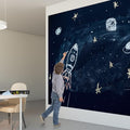 Kassa X-Large Chalkboard Wallpaper - Clear | 1.4ft x 6.5ft Adhesive Paper Roll | Includes 3 Markers & Eraser Cloth | Peel & Stick on a Wall, Table & Desk | Ideal for Use at Home, School, Office & More