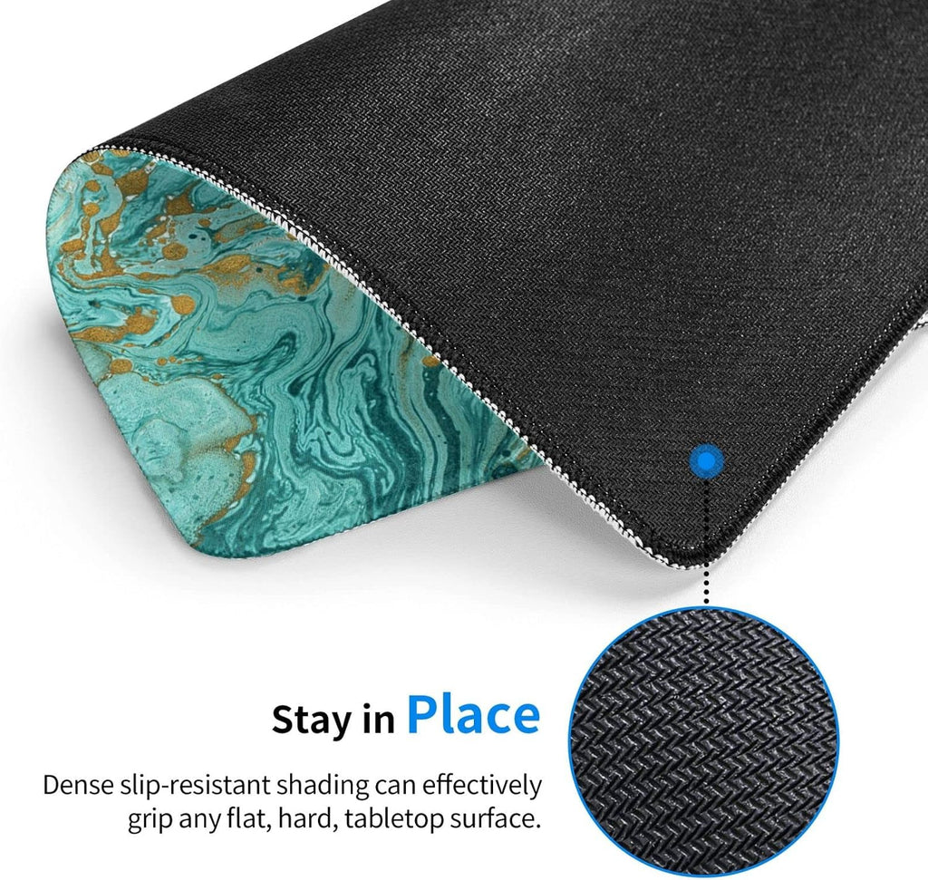 Wozukia Apanese National Flower Large Mouse Pad Chrysanthemum Luxury Design White Floral Red Customized Rectangle Non-Slip Rubber Mouse Pads Gaming and Office Mouse Mat for Laptop 9.5x7.9 Inch