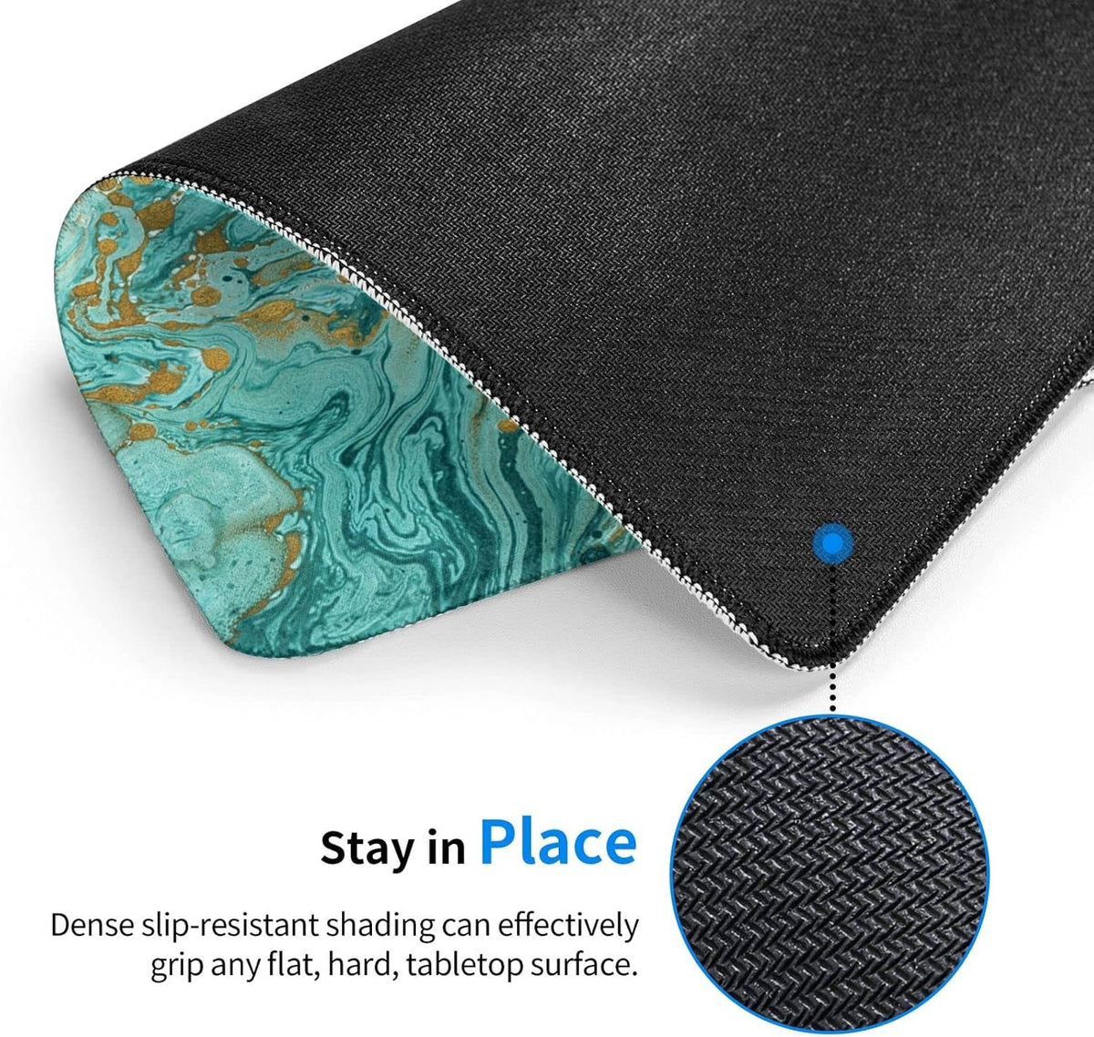 Wozukia Apanese National Flower Large Mouse Pad Chrysanthemum Luxury Design White Floral Red Customized Rectangle Non-Slip Rubber Mouse Pads Gaming and Office Mouse Mat for Laptop 9.5x7.9 Inch
