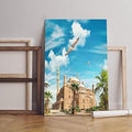 Canvas Print Wall Art: Muhammad Ali Pasha, Cairo, 60x40cm, Blue