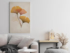 Zontiki Ventaz poster with a printed pattern on canvas for the wall, 60 x 40 cm, beige
