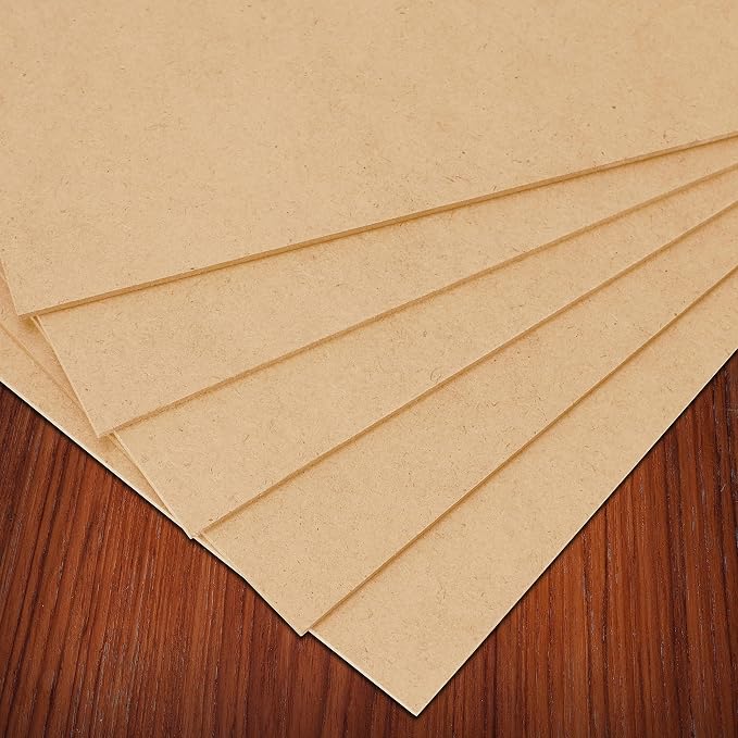 Belle Vous 2mm MDF Wood Sheets (30 Pack) - 15 x 20cm / 6 x 8 Inches - Unfinished Wood DIY Craft Project Board - Perfect for Laser Cutting, Painting, Modelling, Engraving, Fretwork & Pyrography