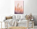 Visokaya Trava Canvas Print Wall Art, 60 x 40 cm, Pink