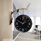 Sapphire Wood Wall Clock - Modern (Black), 2724737357128