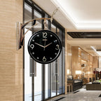 Sapphire Wood Wall Clock - Modern (Black), 2724737357128