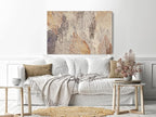 canvas print wall art with a gold leaf print, 60 x 40 cm.