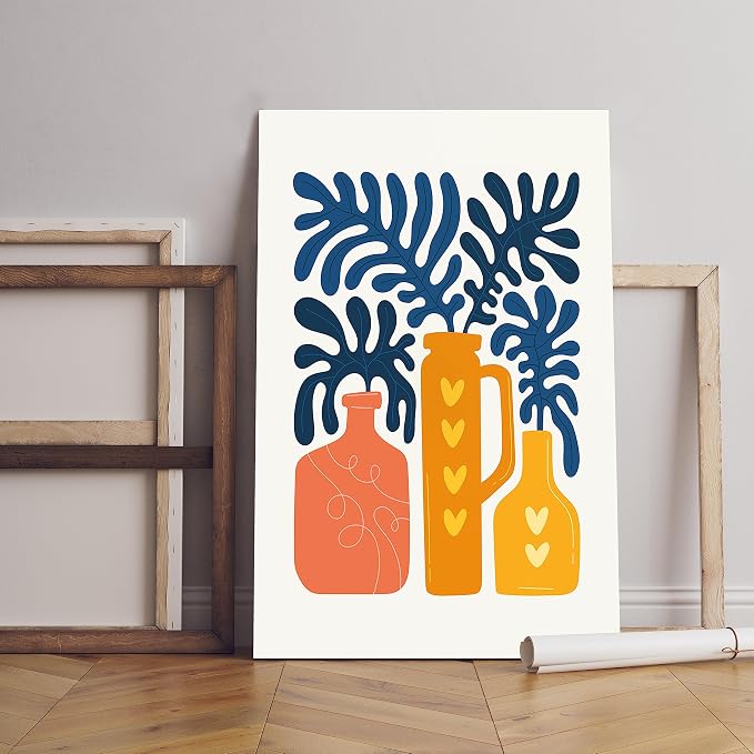 Interposter Canvas Print Wall Art, 60x40cm, Beige