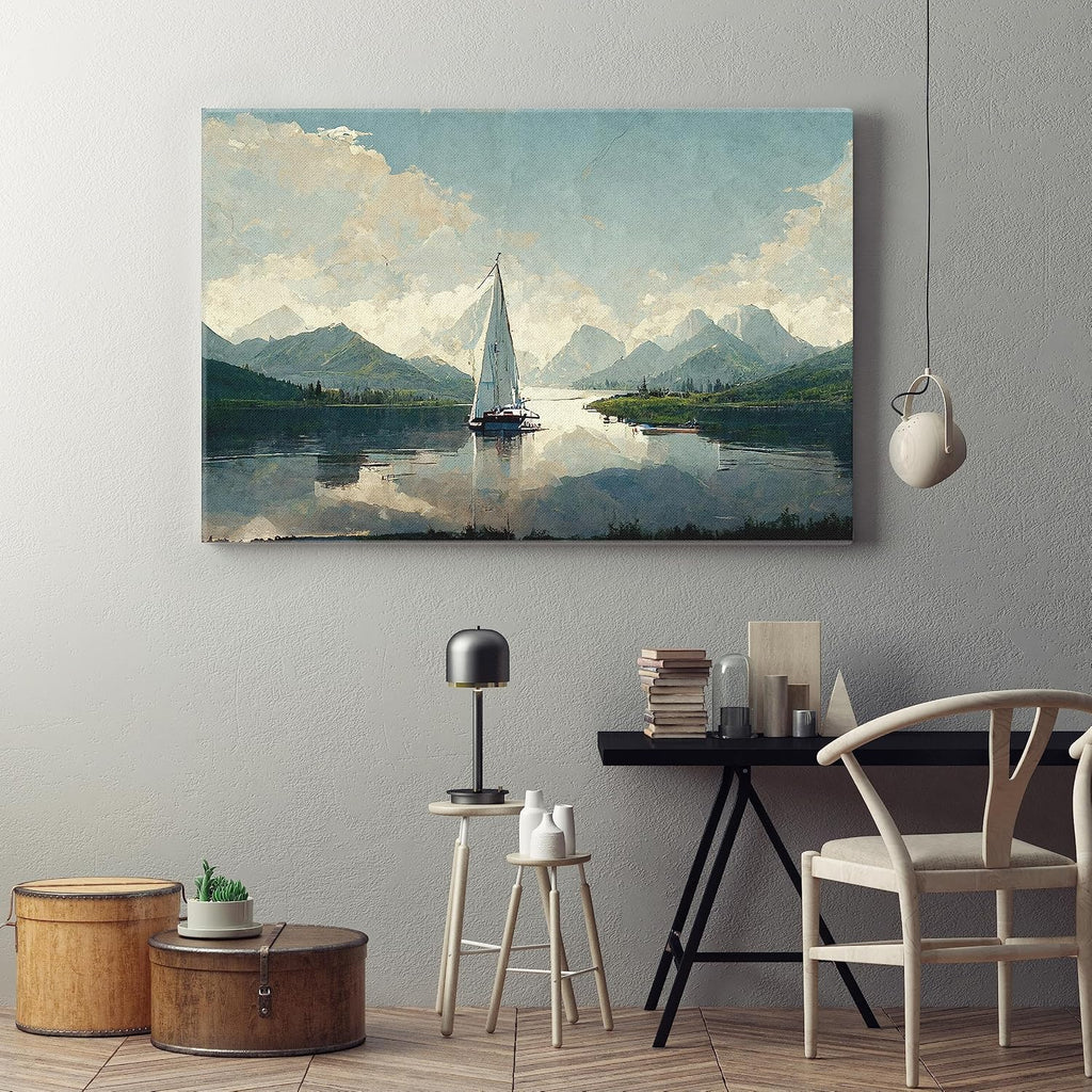 home gallery natural-peaceful-illustration-fabulous Printed canvas wall art 90x60 cm